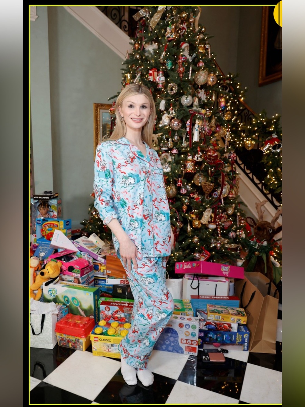 NWT Printfresh Hilton Collection Blue and Pink Kitten Pajama Set size small - Picture 3 of 12